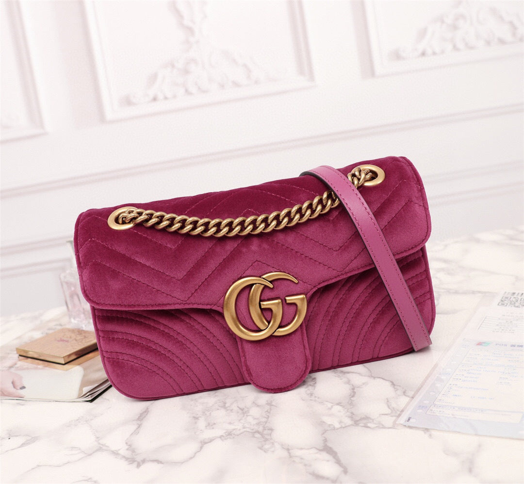 Gucci Marmont Small Velvet Bag