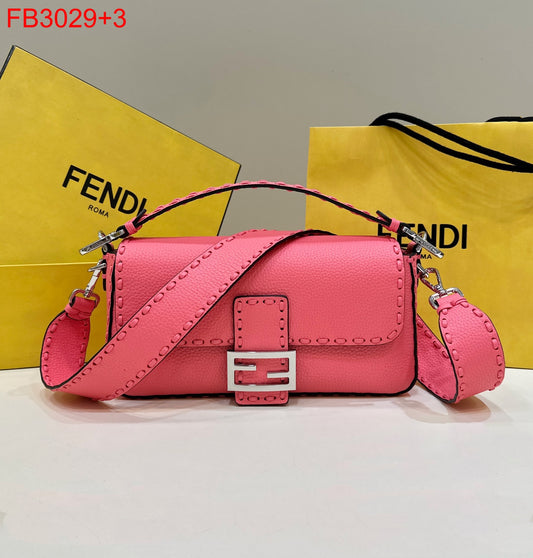 Fendi Baguette Monogrammed Shoulder Bag