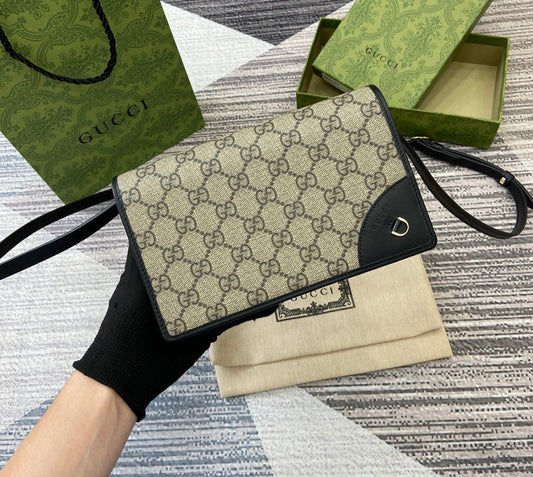Gucci GG Emblem super mini shoulder bag
