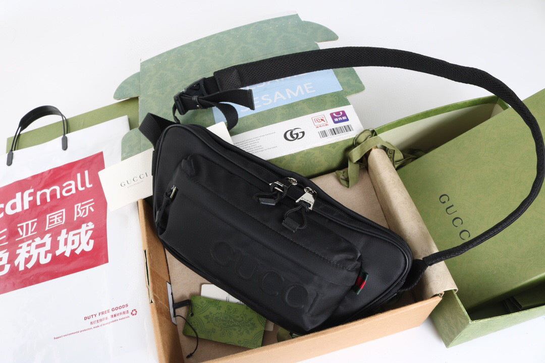 Gucci Small crossbody bag with Gucci logo Nylon