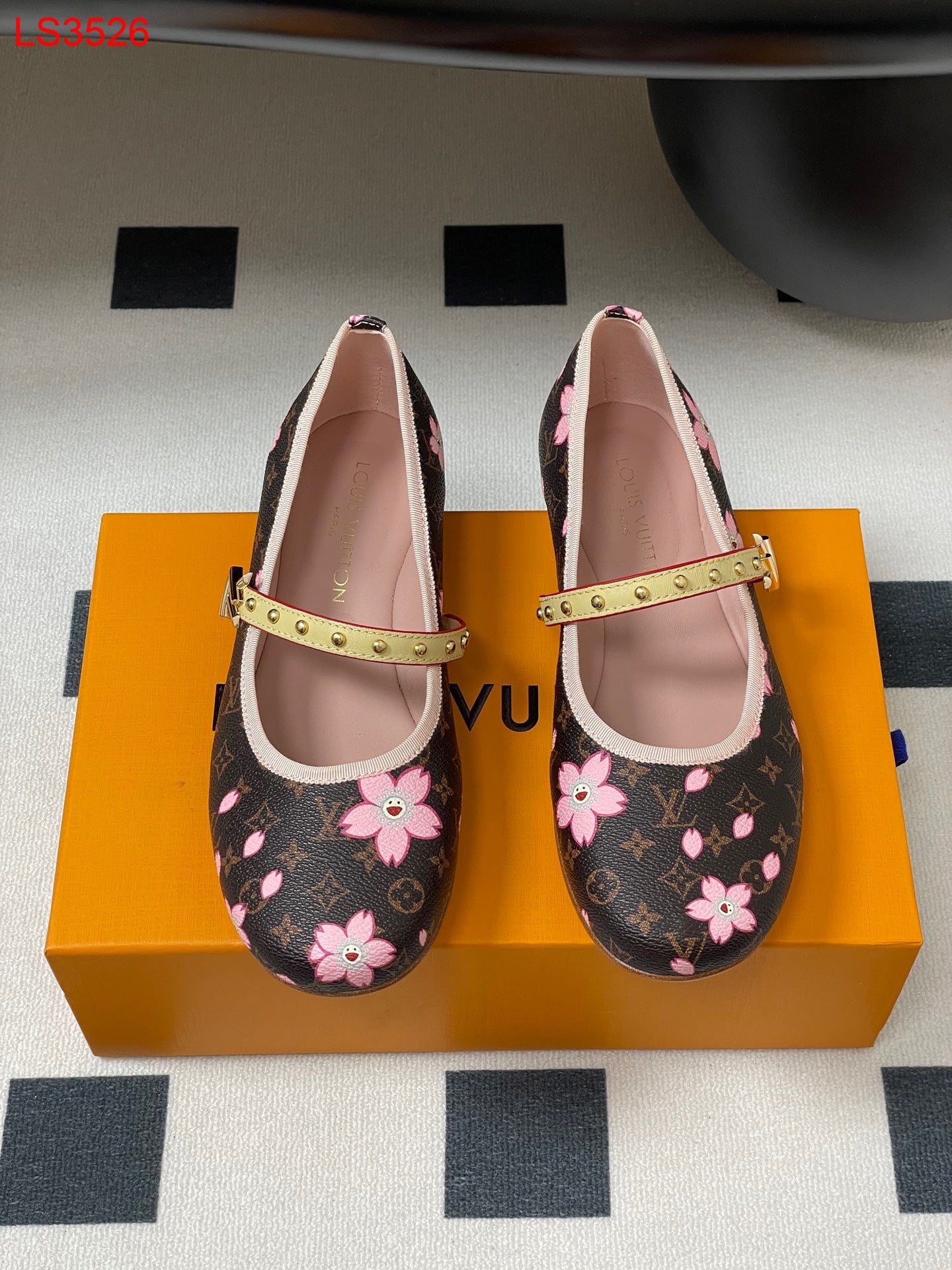 Louis Vuitton LV x TM Cherry Blossom Ballerina Flats