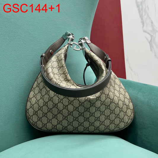 Gucci Attache Canvas Shoulder Bag