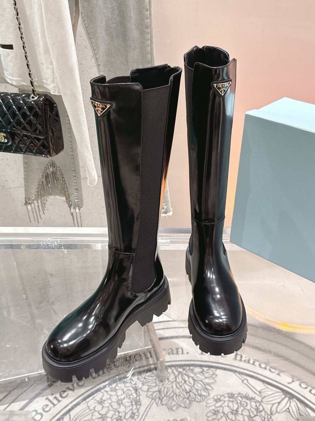 Prada Long Boots, high