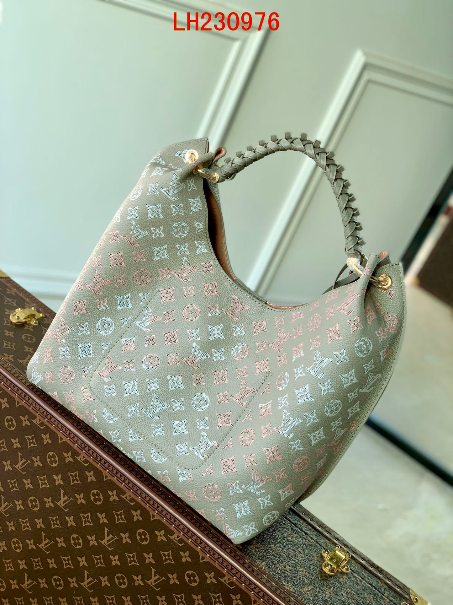 Louis Vuitton Carmel Hobo Mahina Leather