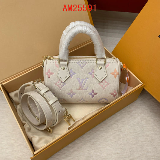Louis Vuitton Nano Speedy Dream colorway.
