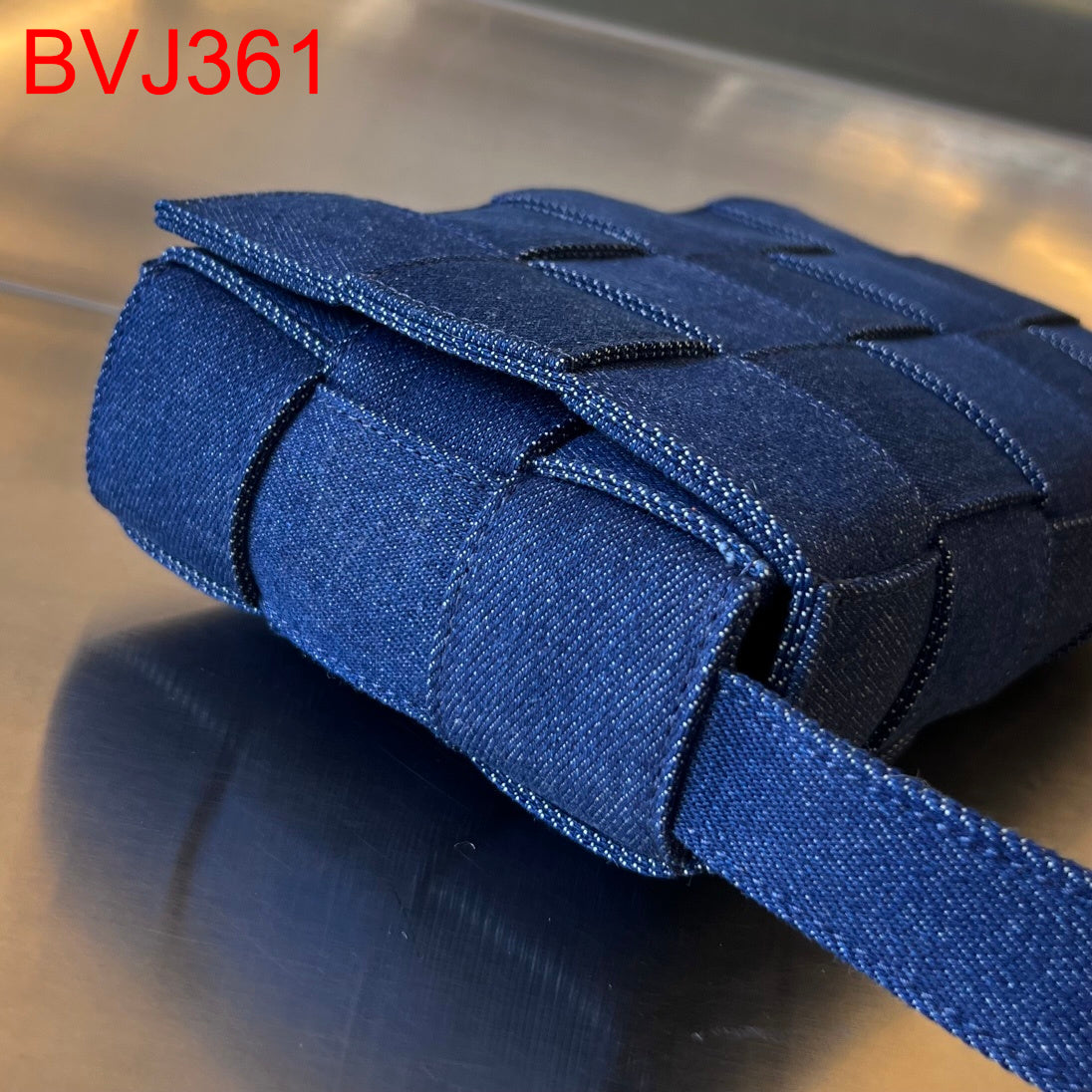 Bottega Veneta Casette Crossbody Denim bag
