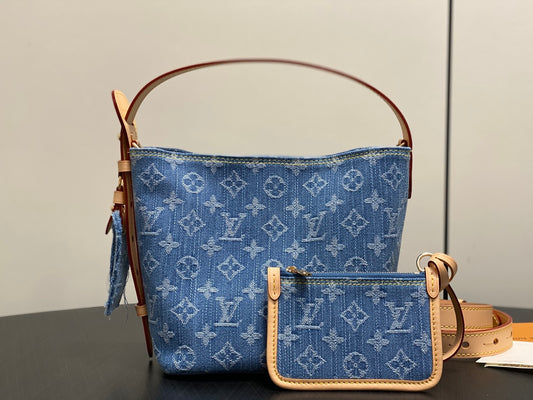 Louis Vuitton All in BB Monogram Bule Denim