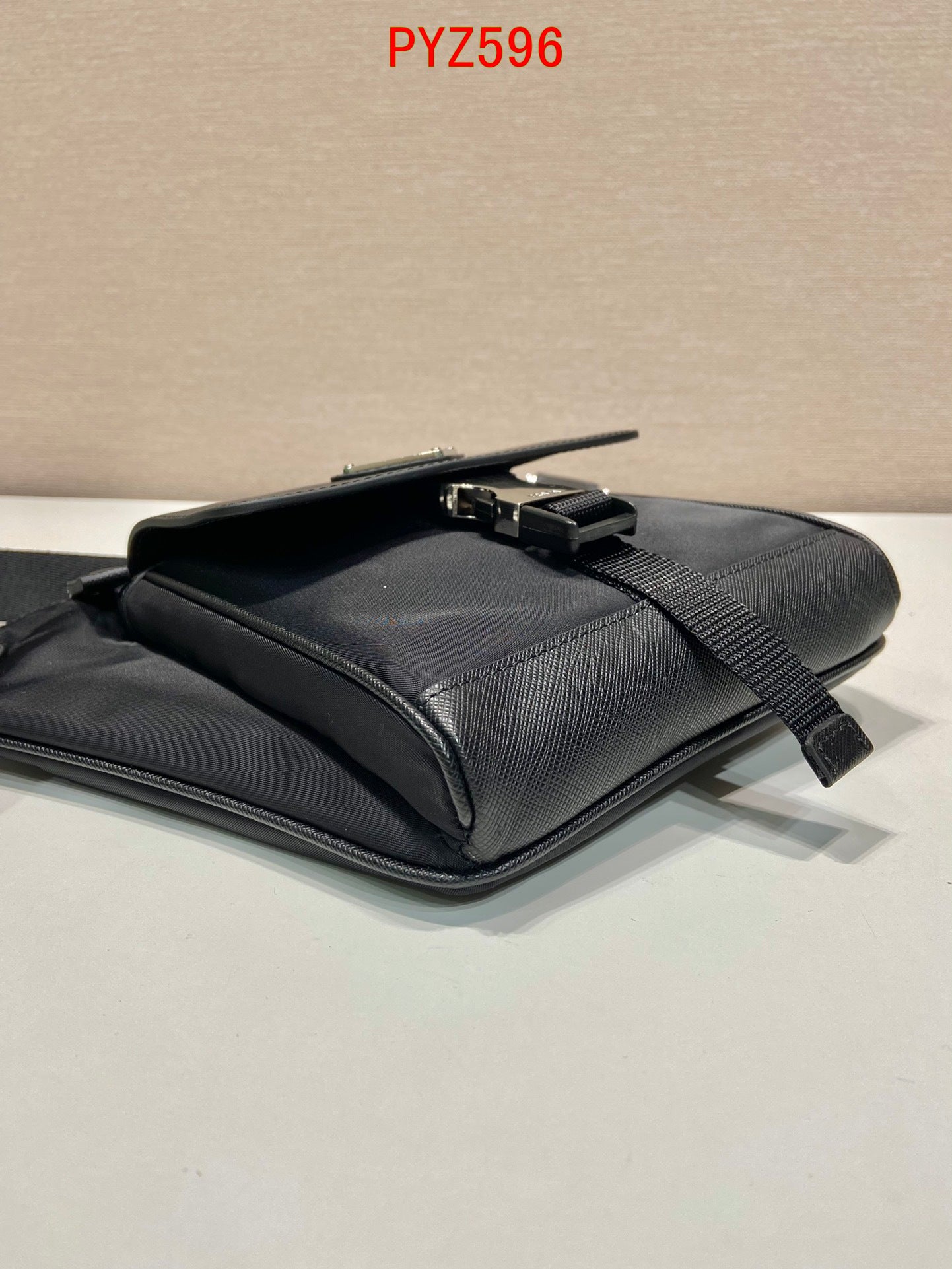 Prada Re-Nylon and Saffiano leather shoulder bag