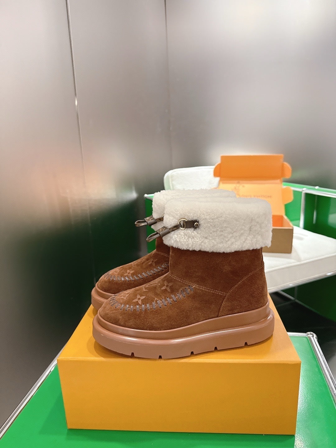 Louis Vuitton Suede Boots