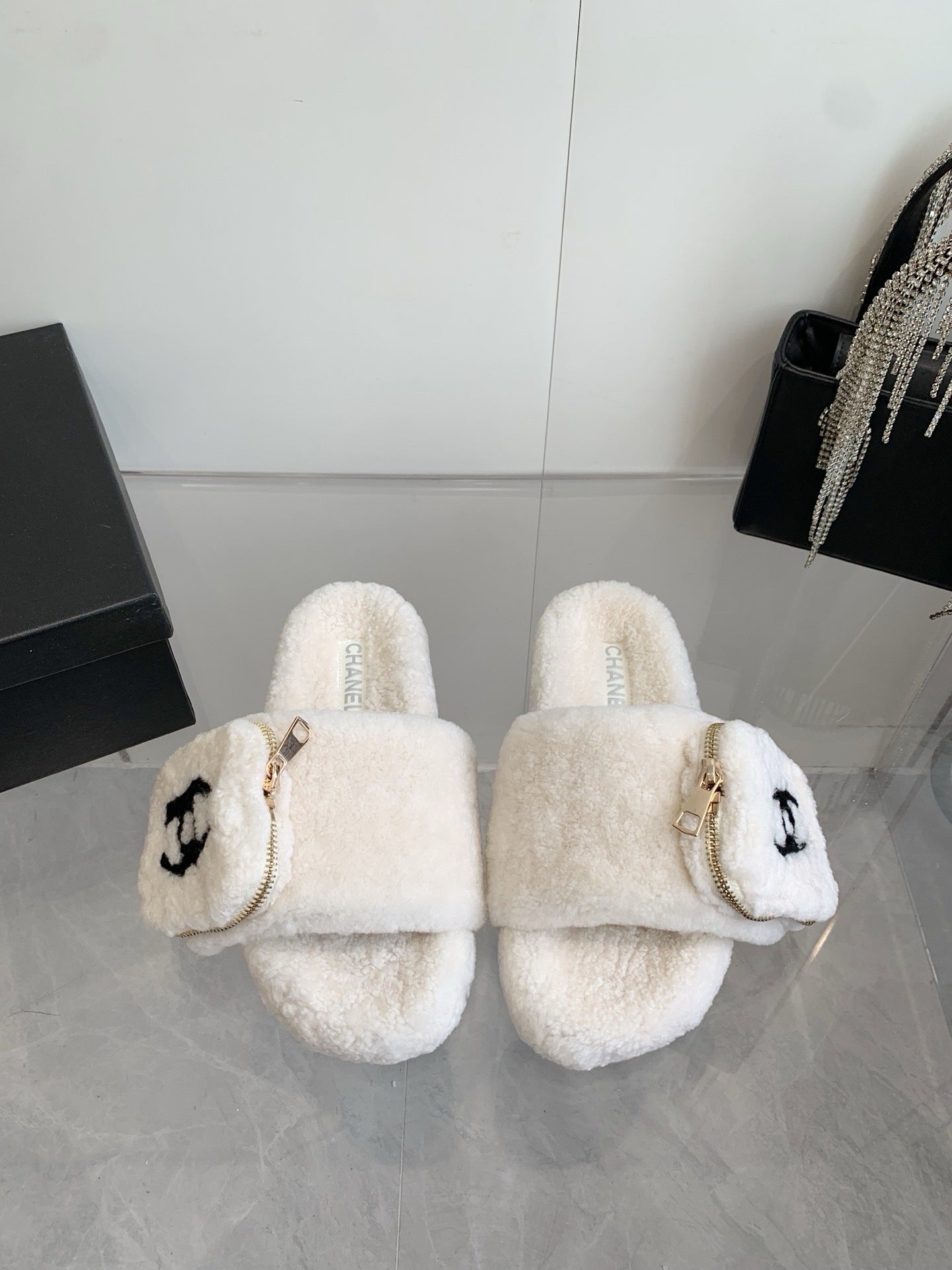 Chanel slippers