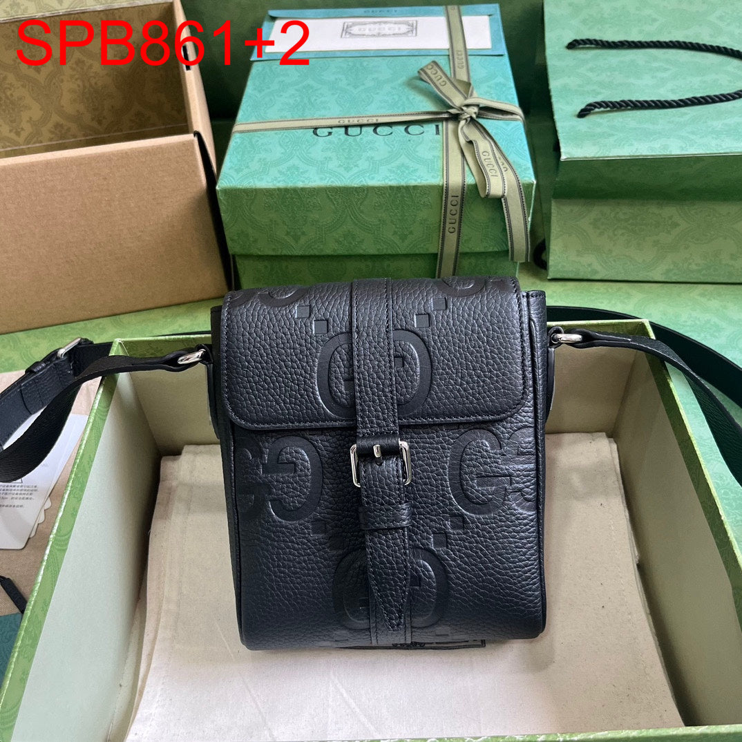 Gucci JUMBO GG SMALL MESSENGER BAG