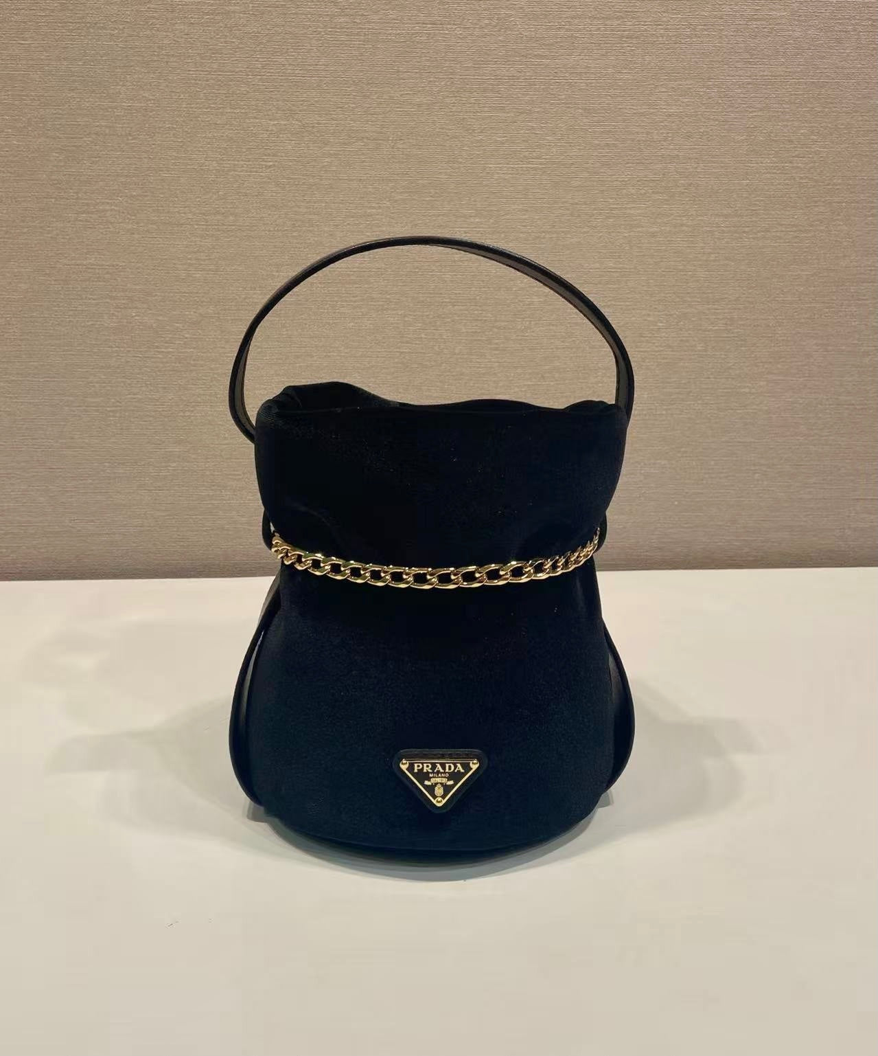 Prada Velvet Mini Bucket bag