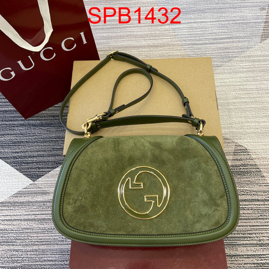 Gucci Blondie Medium Suede bag