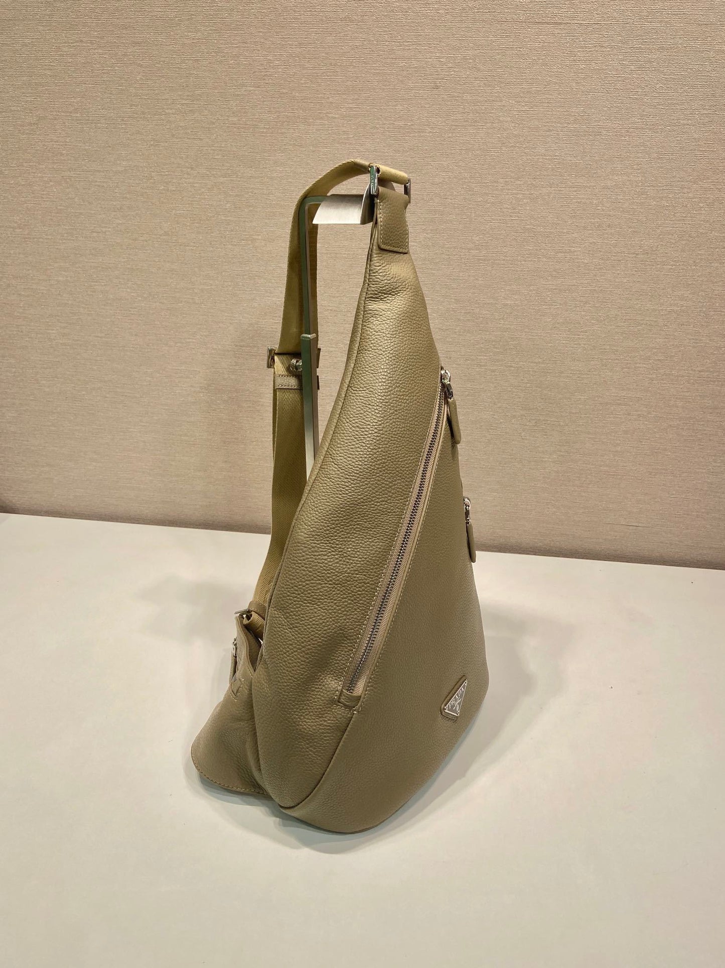 Prada leather backpack
