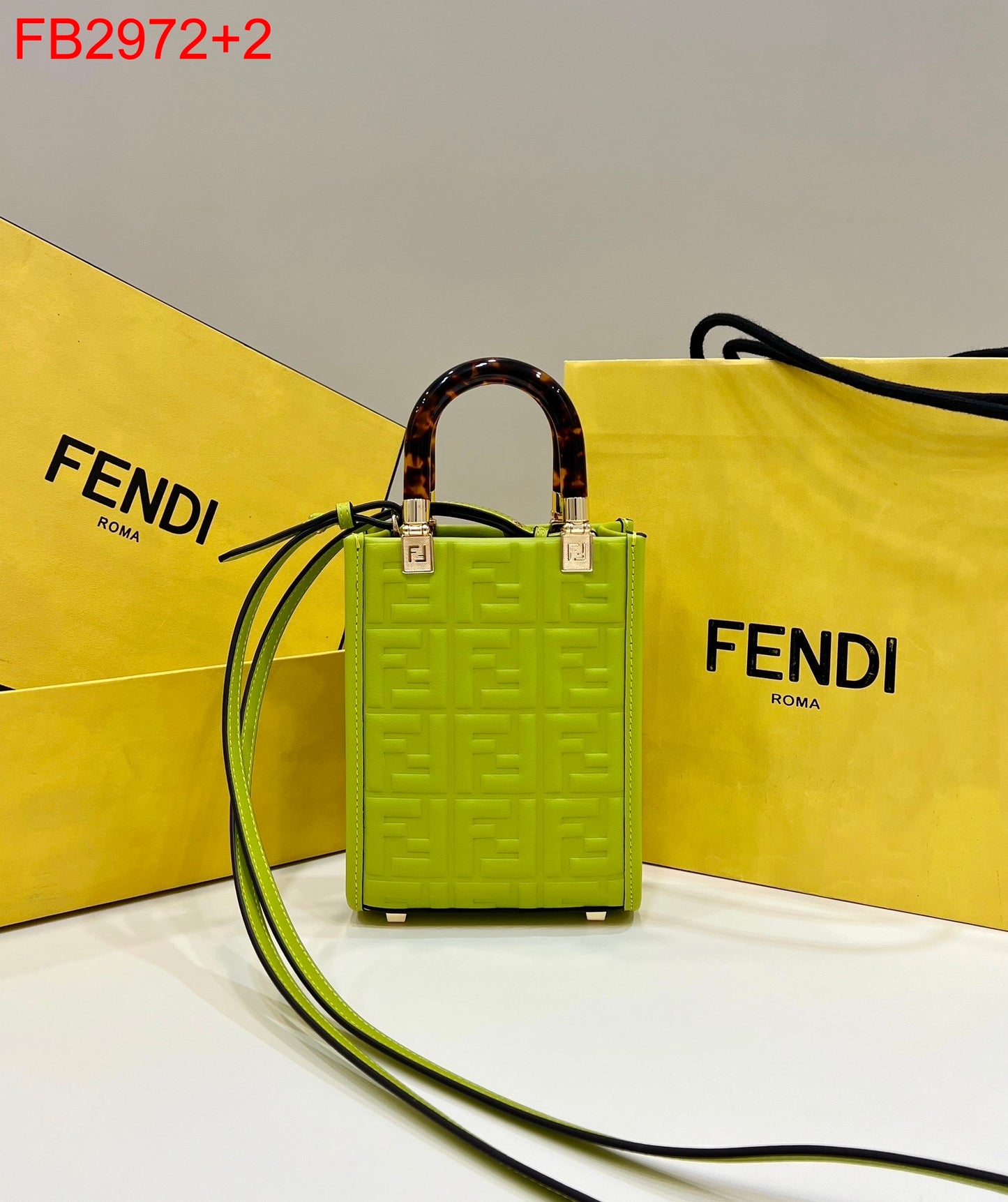 Fendi Mini Sunshine Shopper Tote Bag