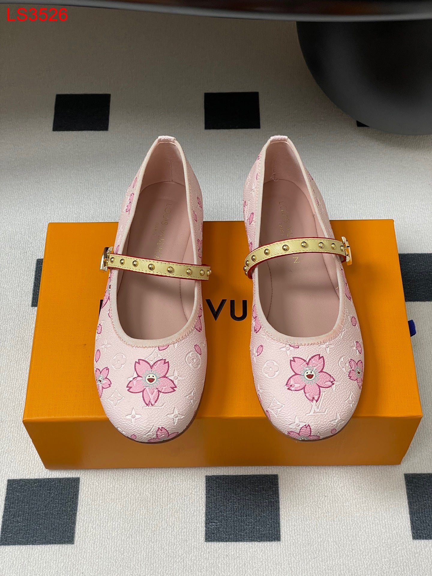 Louis Vuitton LV x TM Cherry Blossom Ballerina Flats