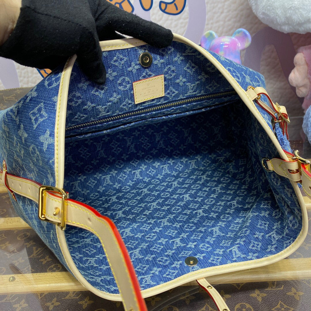 Louis Vuitton CarryAll MM Denim