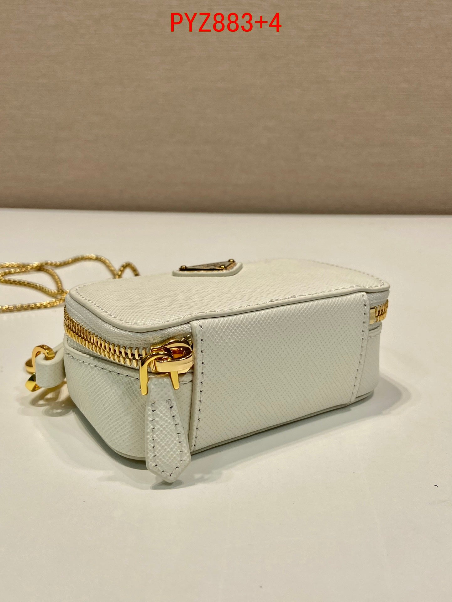 Prada leather mini pouch