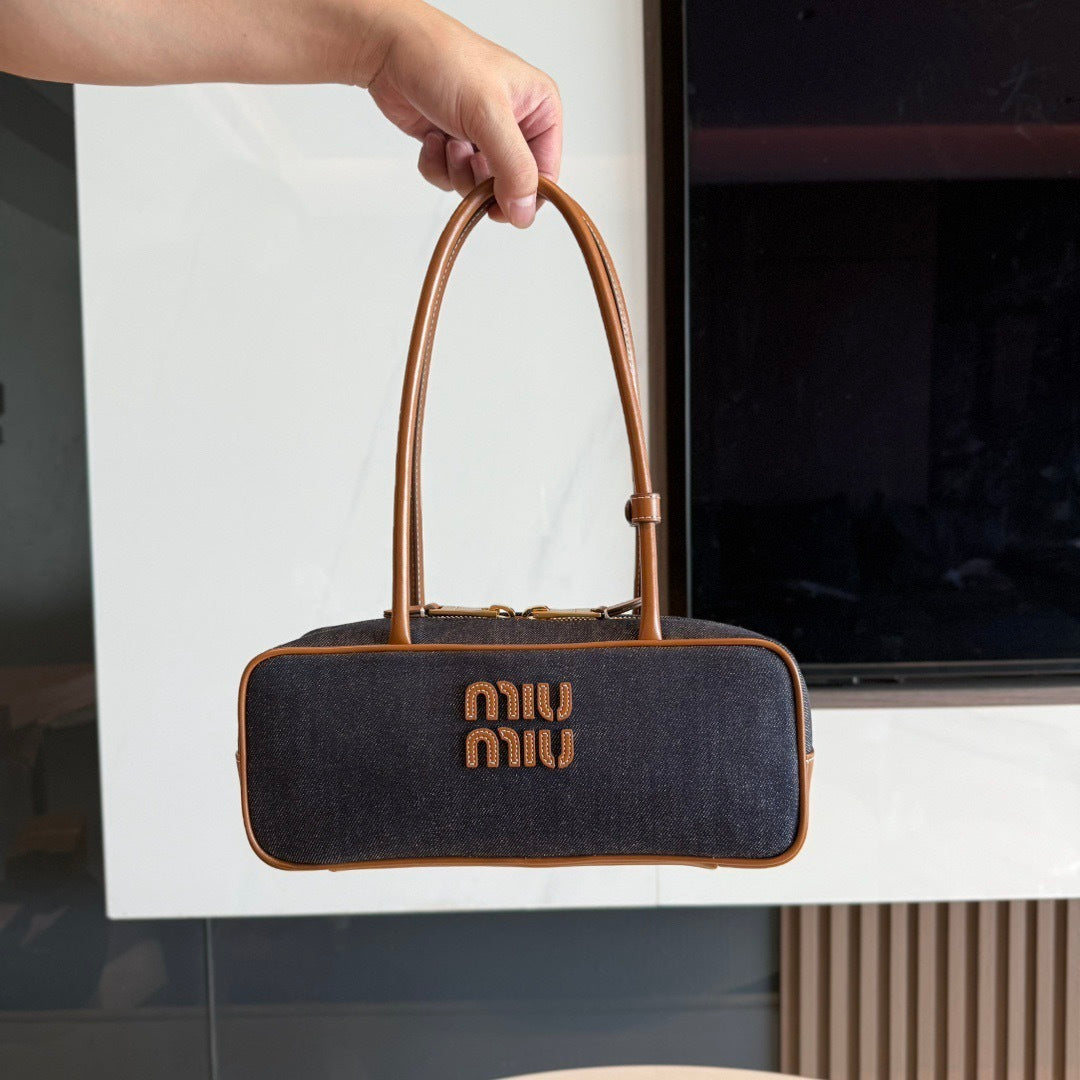 Miu Miu Beau denim bag Small and Large