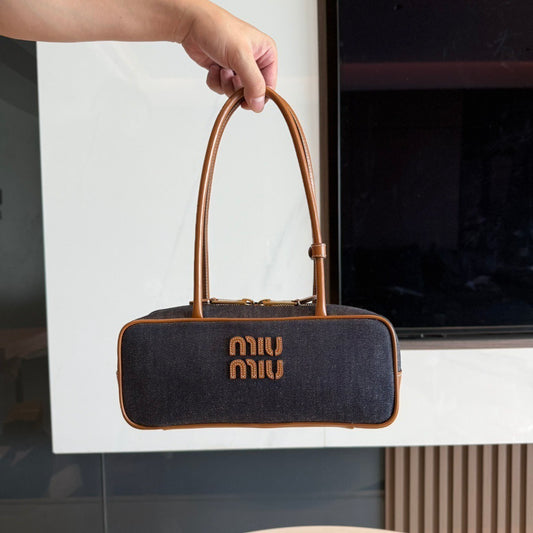 Miu Miu Beau denim bag Small and Large
