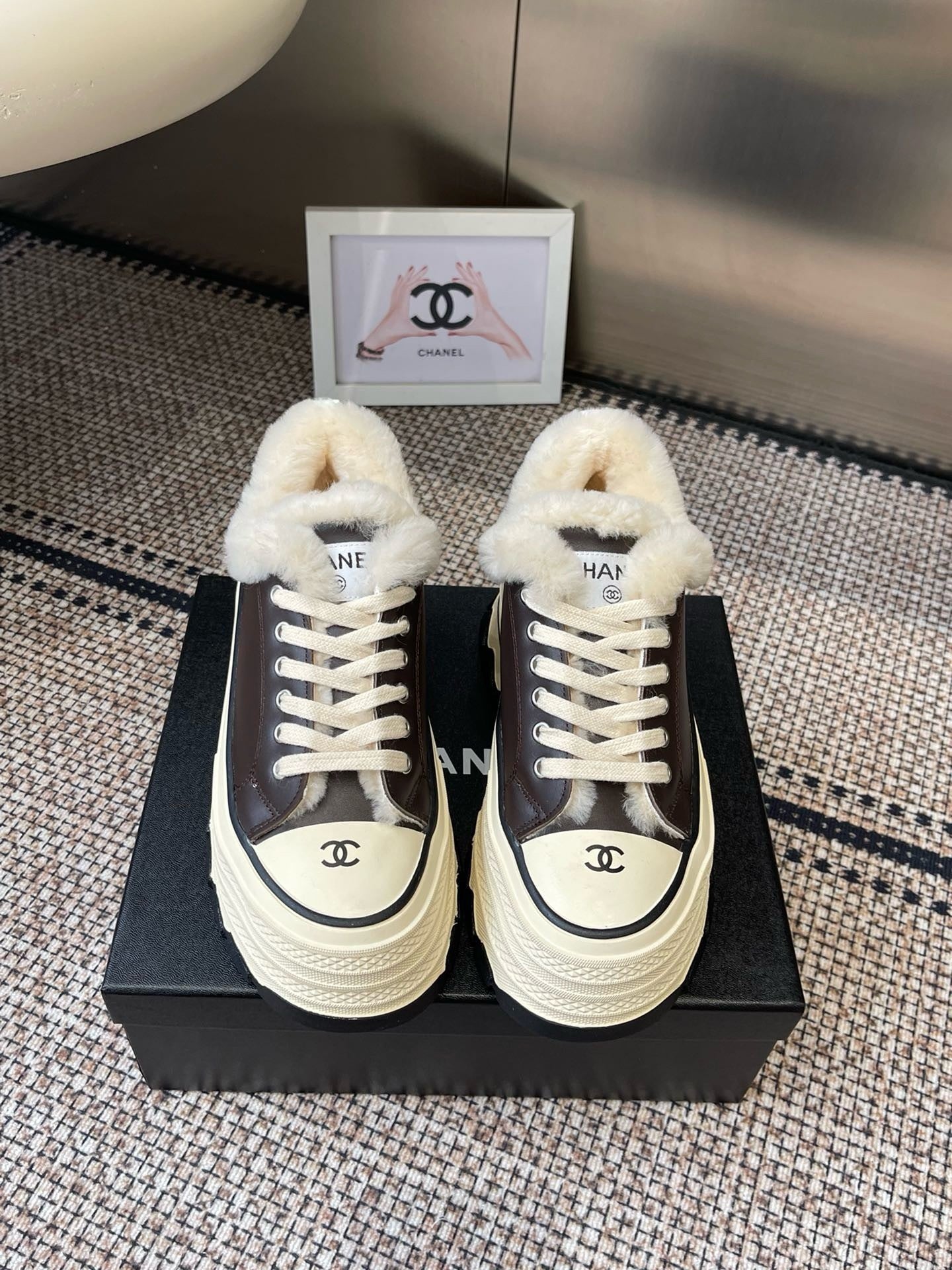 Chanel Teddy Sneakers
