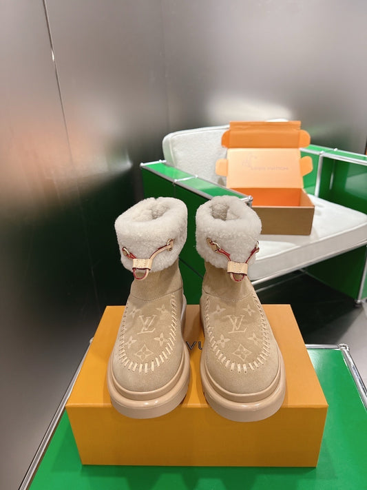 Louis Vuitton Suede Boots
