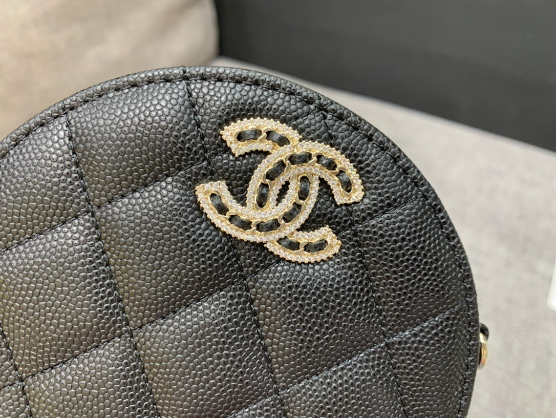 Chanel Round leather bag