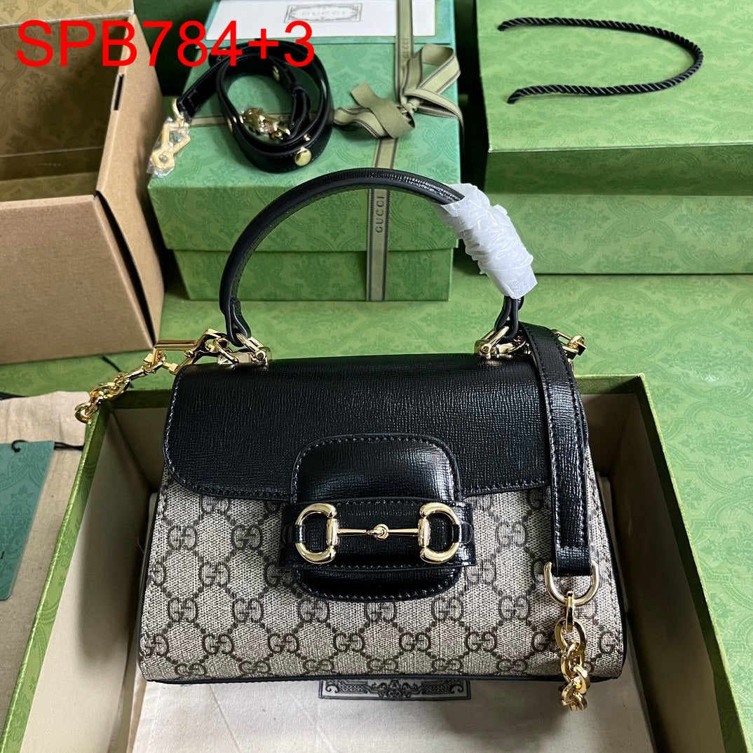 Gucci Supreme Canvas Horsebit Small bag