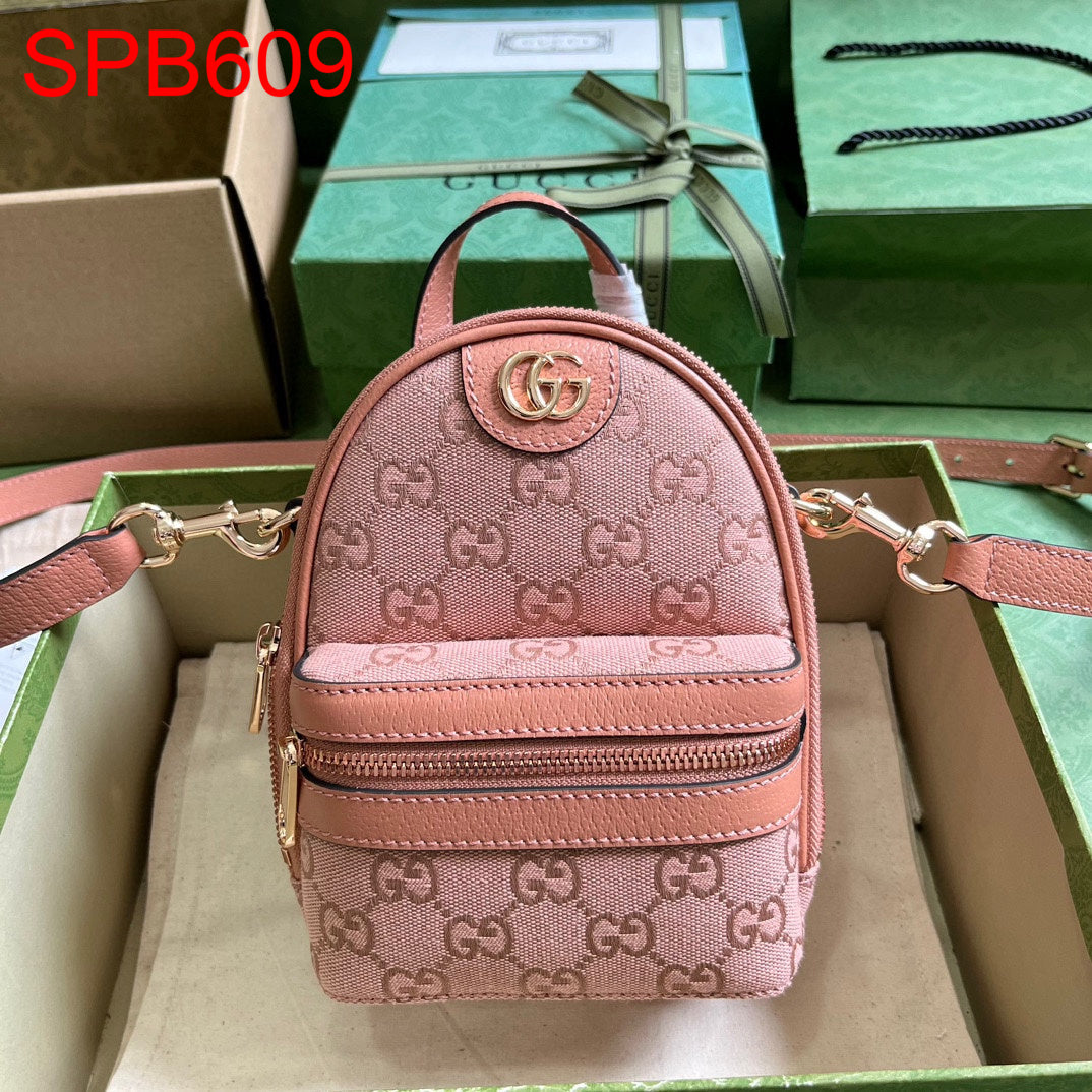 Gucci OPHIDIA MINI GG SHOULDER BAG Pink