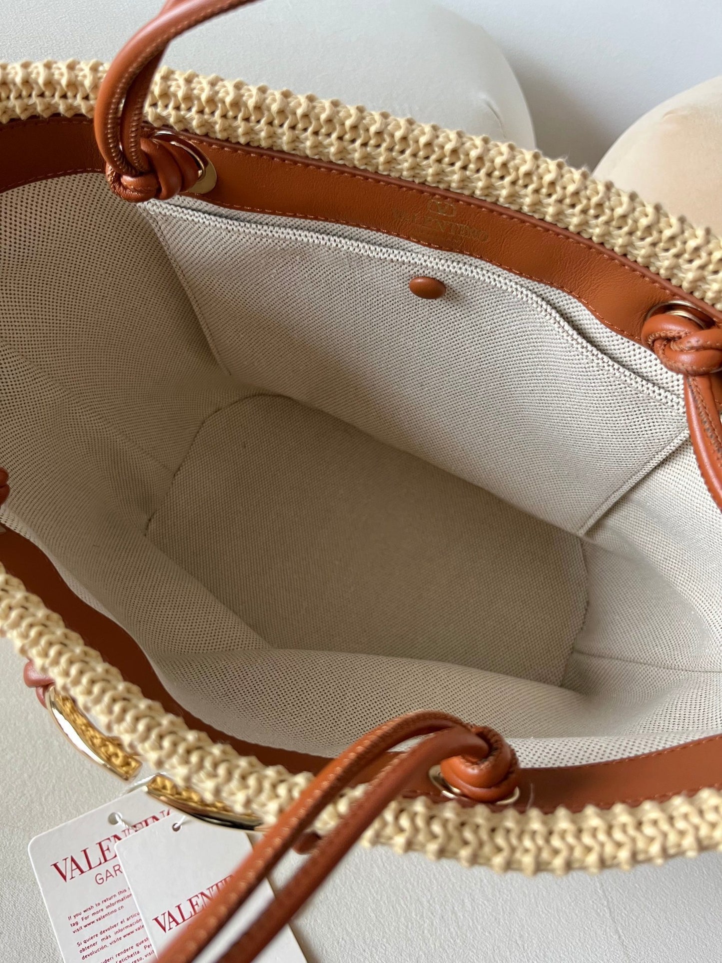 Valentino Garavani Straw Small Bucket bag