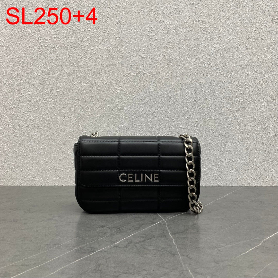Celine leather chain bag