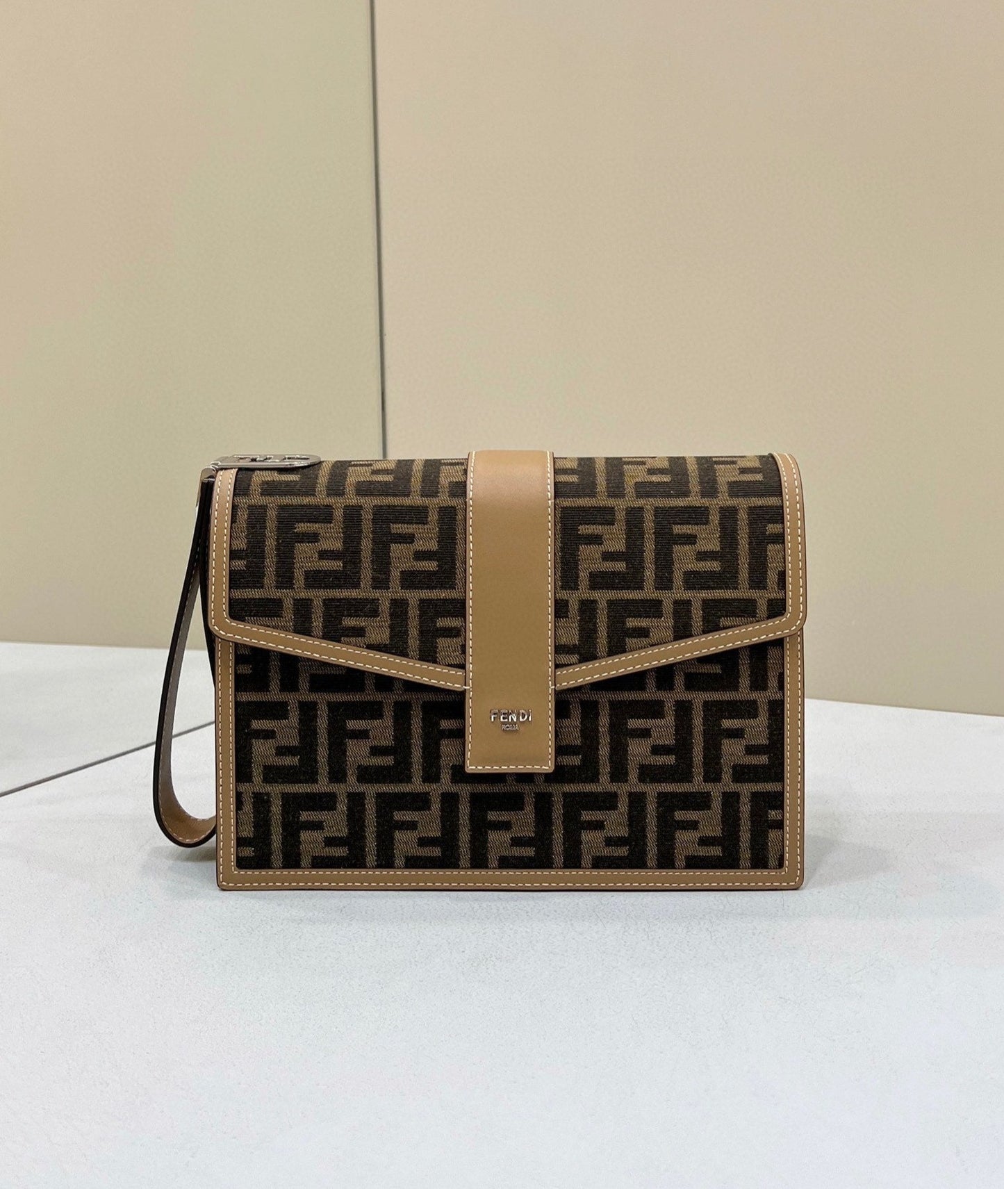 Fendi Large Flat FF Pouch