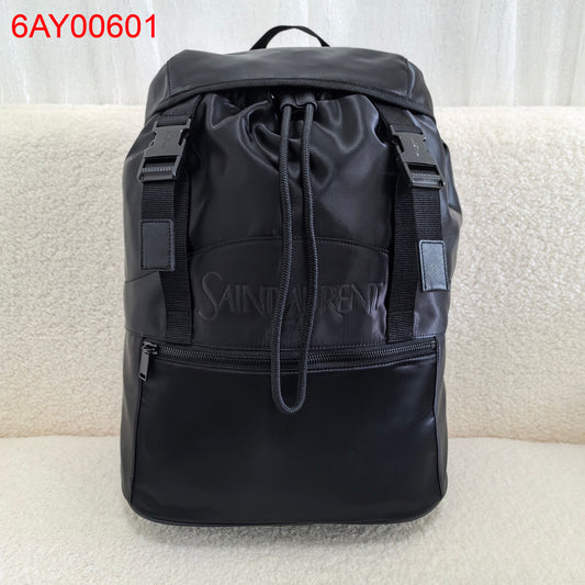 YSL SAINT LAURENT backpack in grained leather
