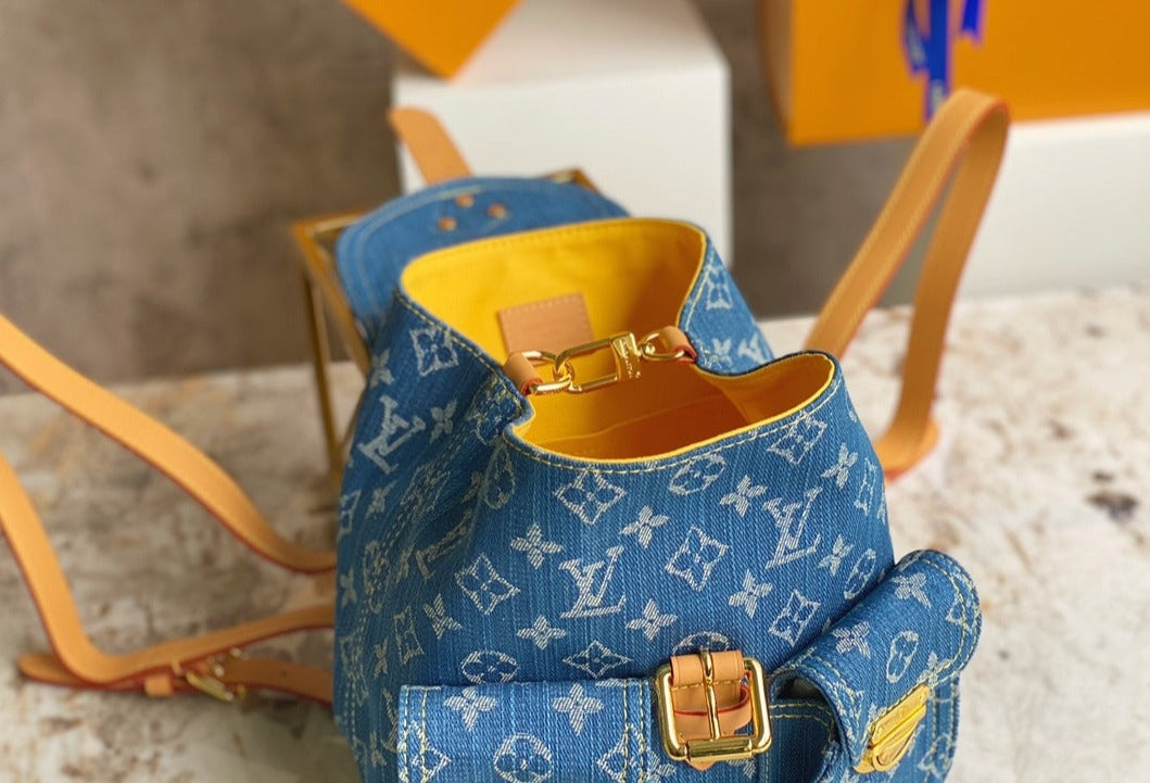 Louis Vuitton Denim Backpack