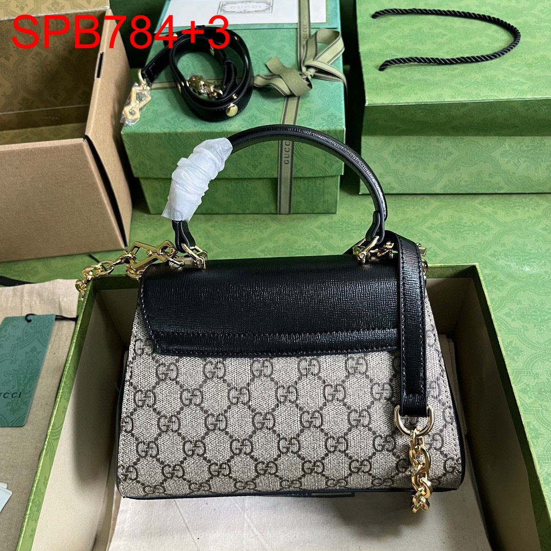 Gucci Supreme Canvas Horsebit Small bag