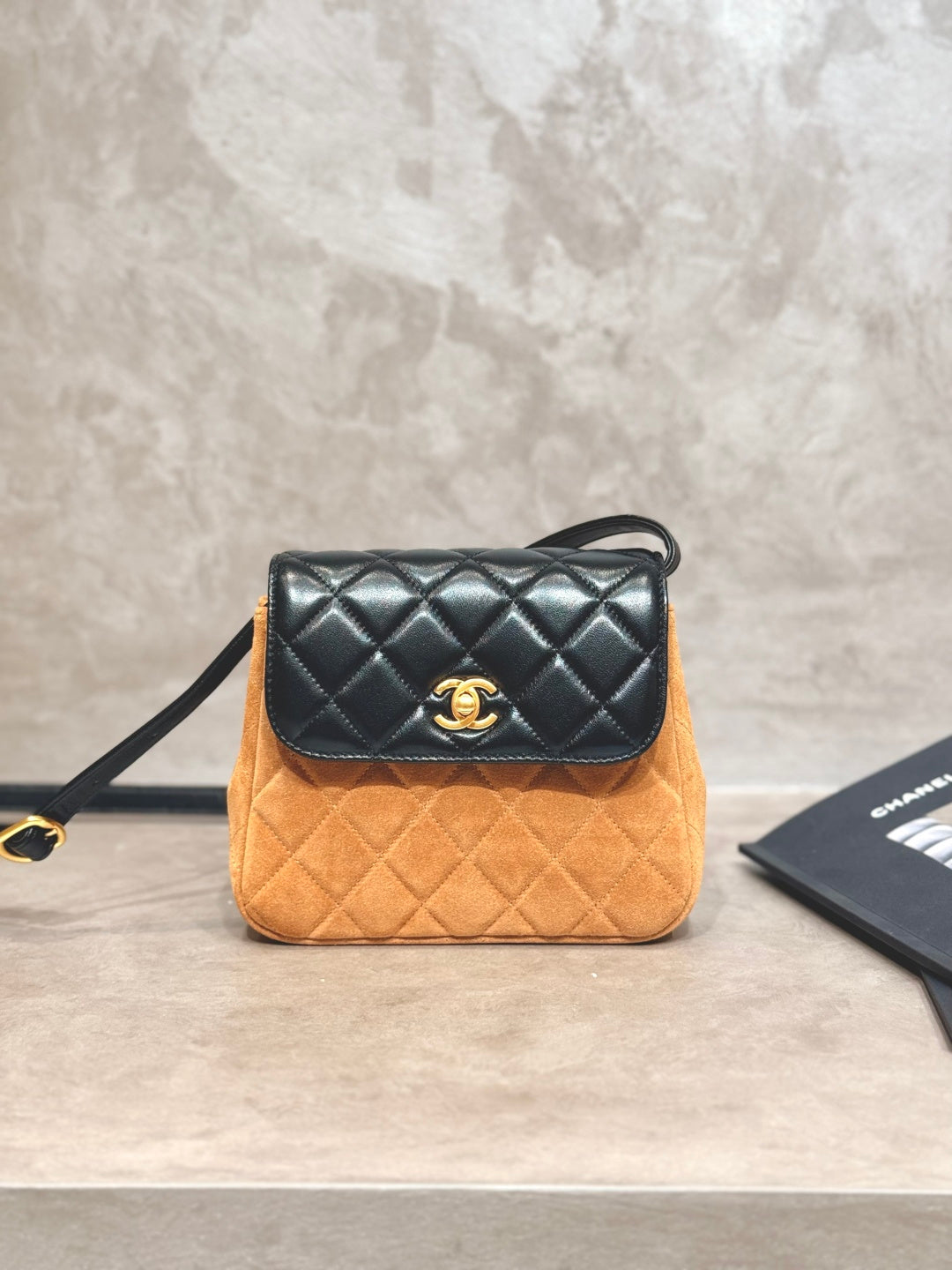Chanel Suede Mini flap bag