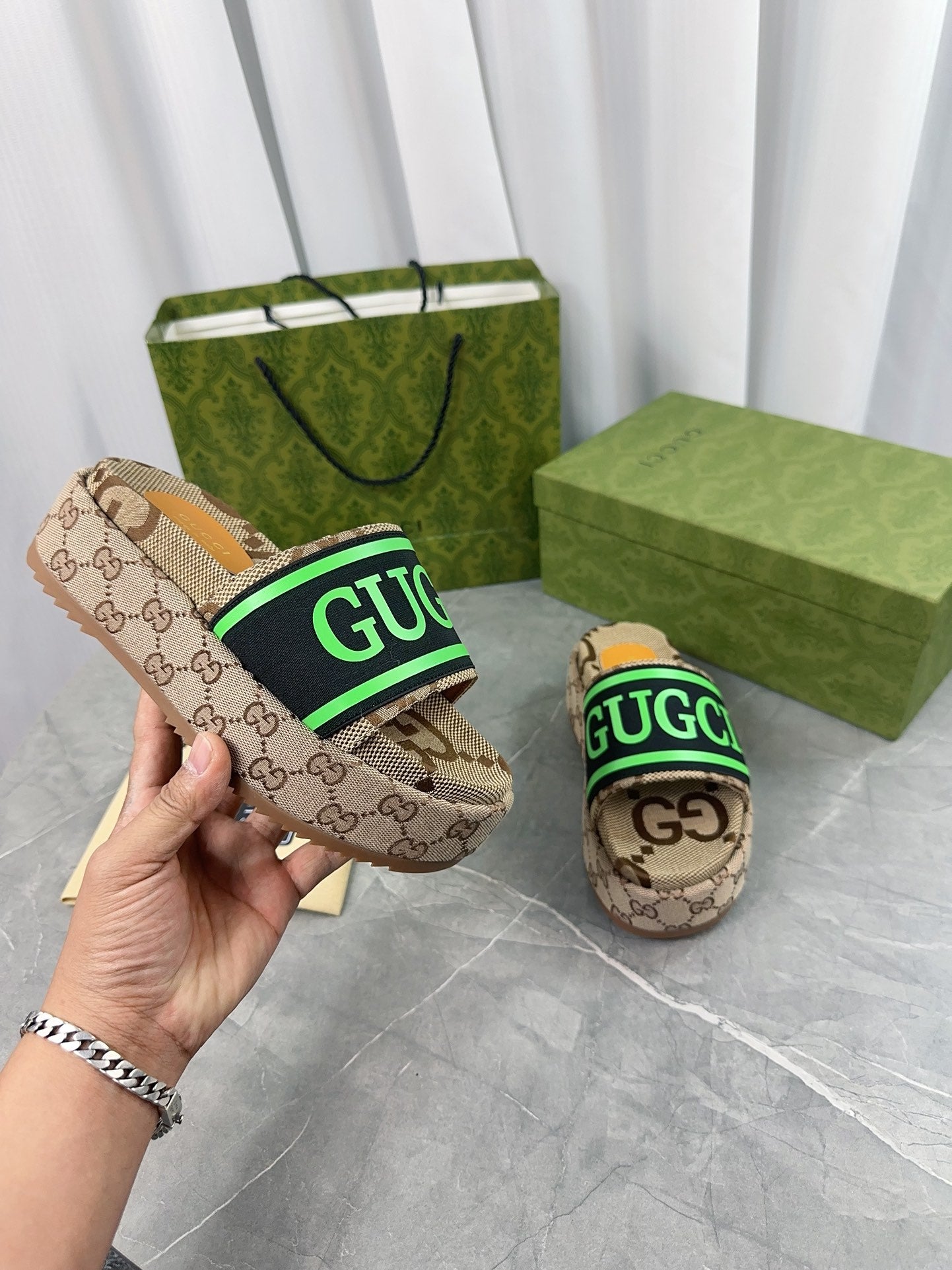 Gucci Platform Slippers