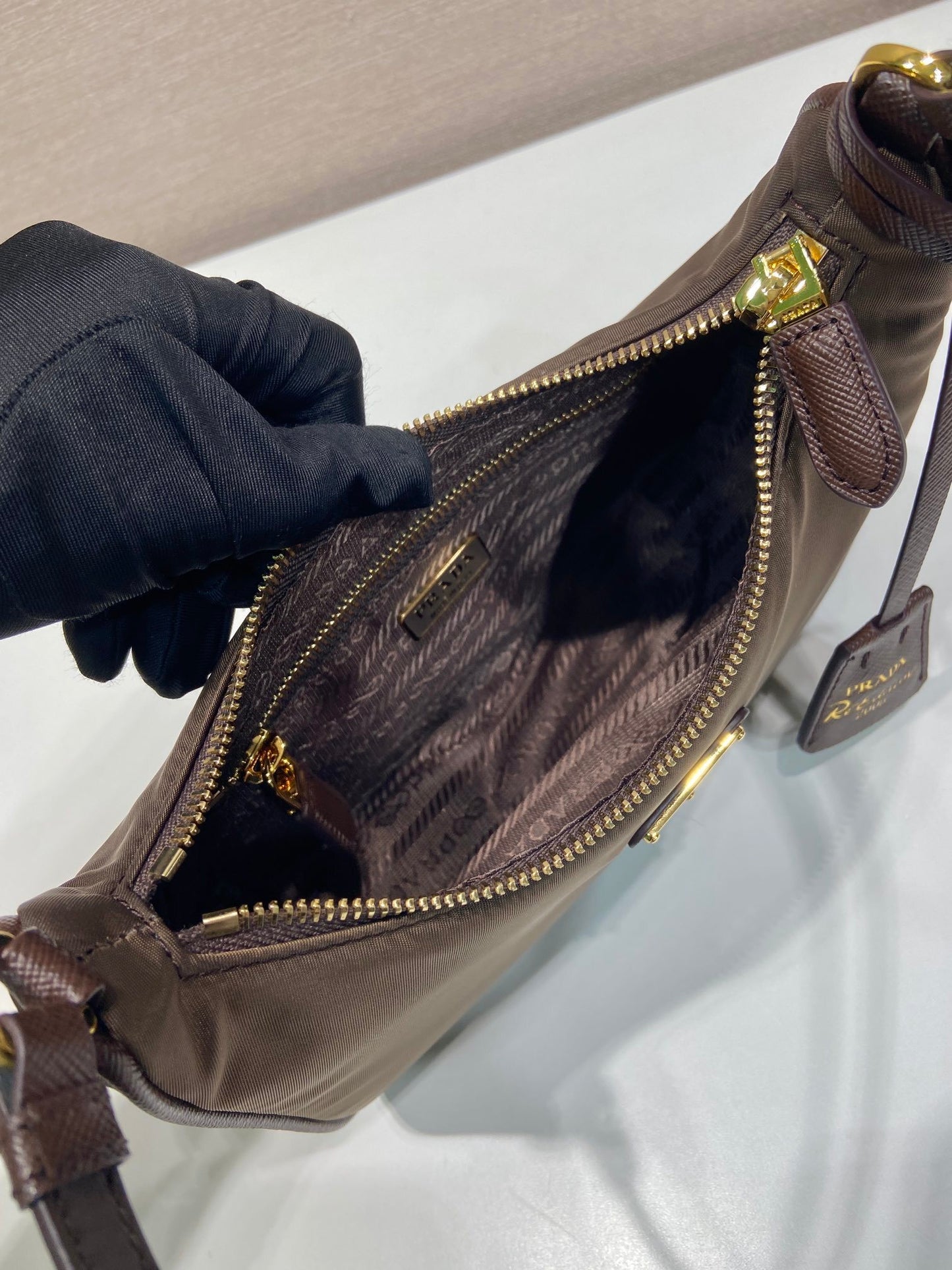 Prada Re-Edition 2005 Re-Nylon and Saffiano mini bag