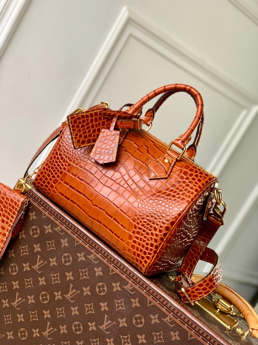 Louis Vuitton Pharell Williams Speedy 25 Crocodile leather