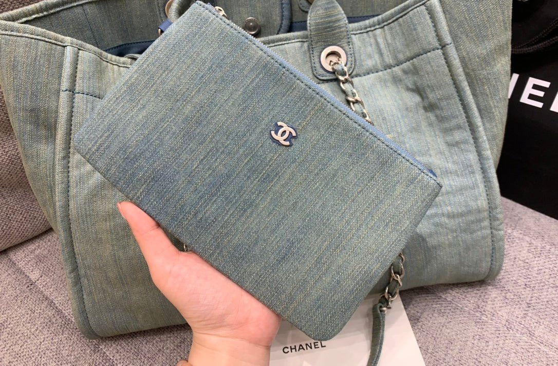 Chanel Deauville Denim Tote bag