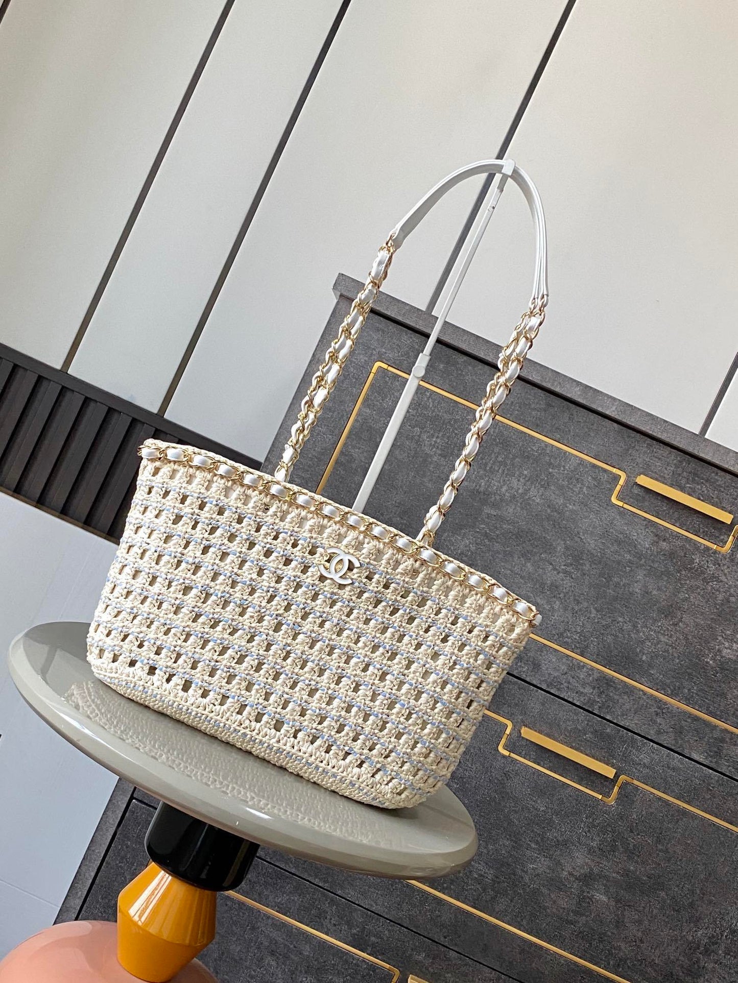 Chanel Small Shopping tweed bag