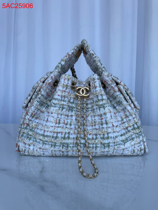 Chanel Tweed Small and Medium Chanel 25 Handbag