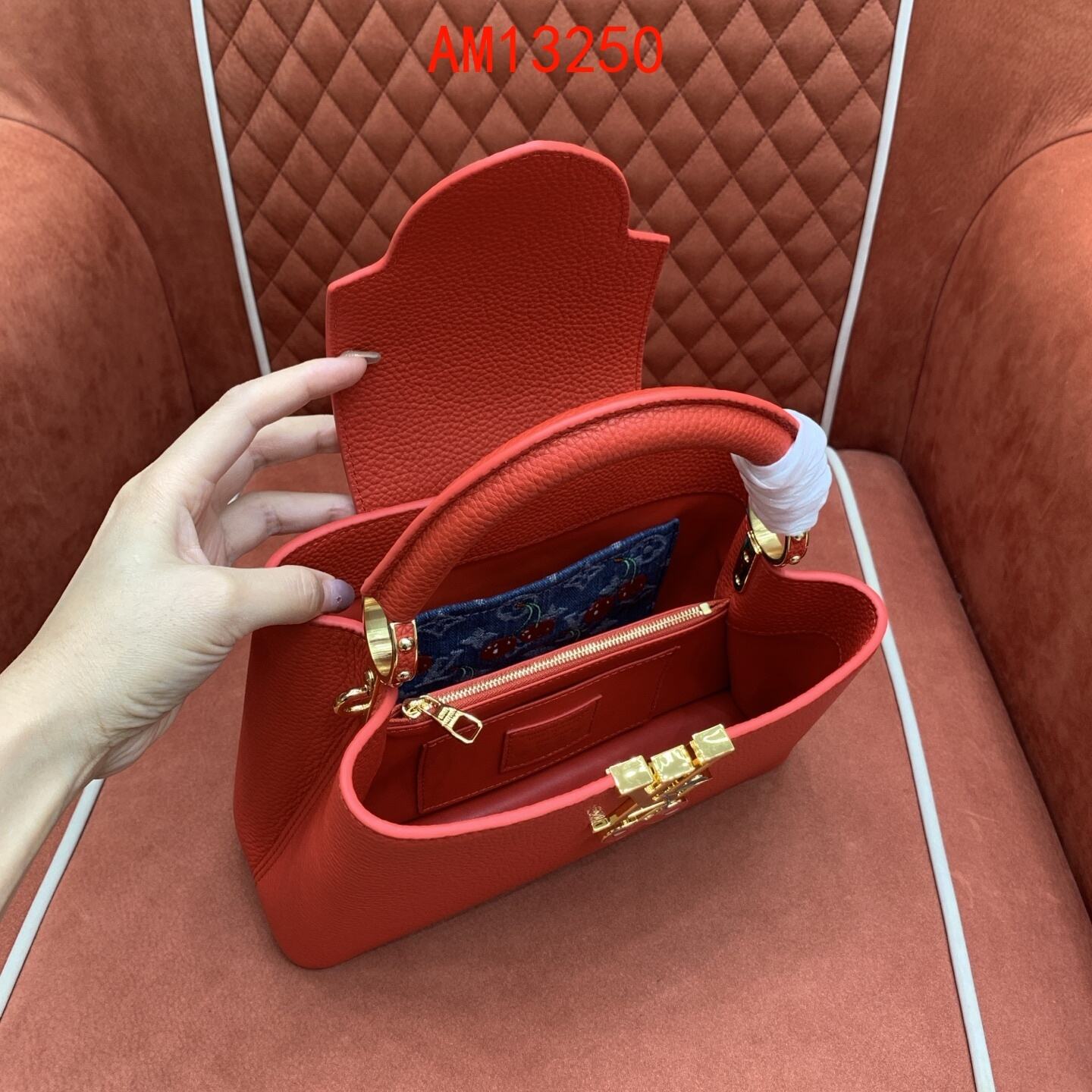Louis Vuitton Capucines BB Cherry bag