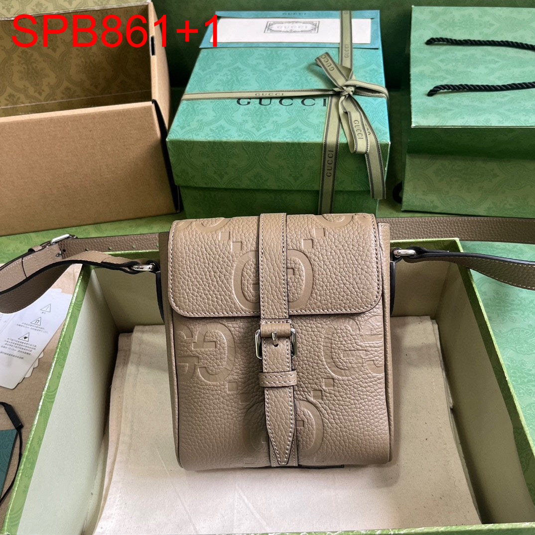 Gucci JUMBO GG SMALL MESSENGER BAG