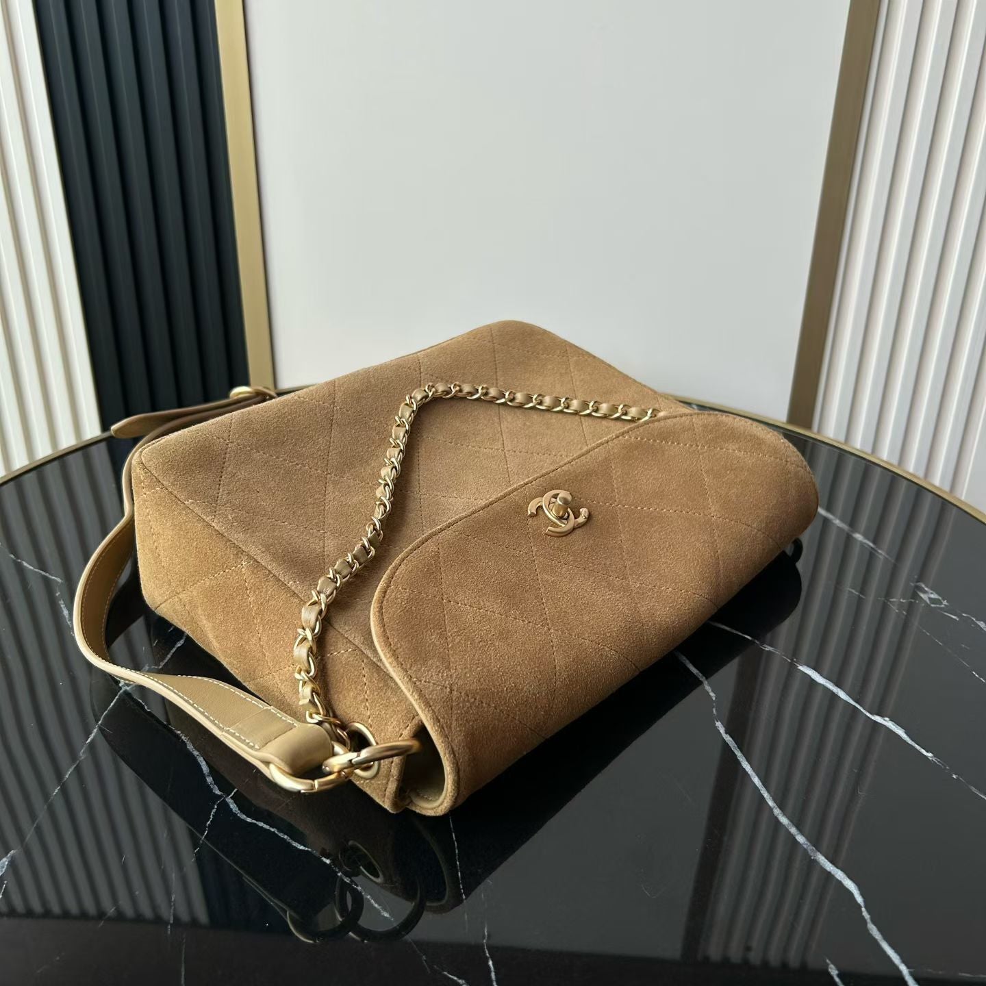 Chanel Hobo Suede bag