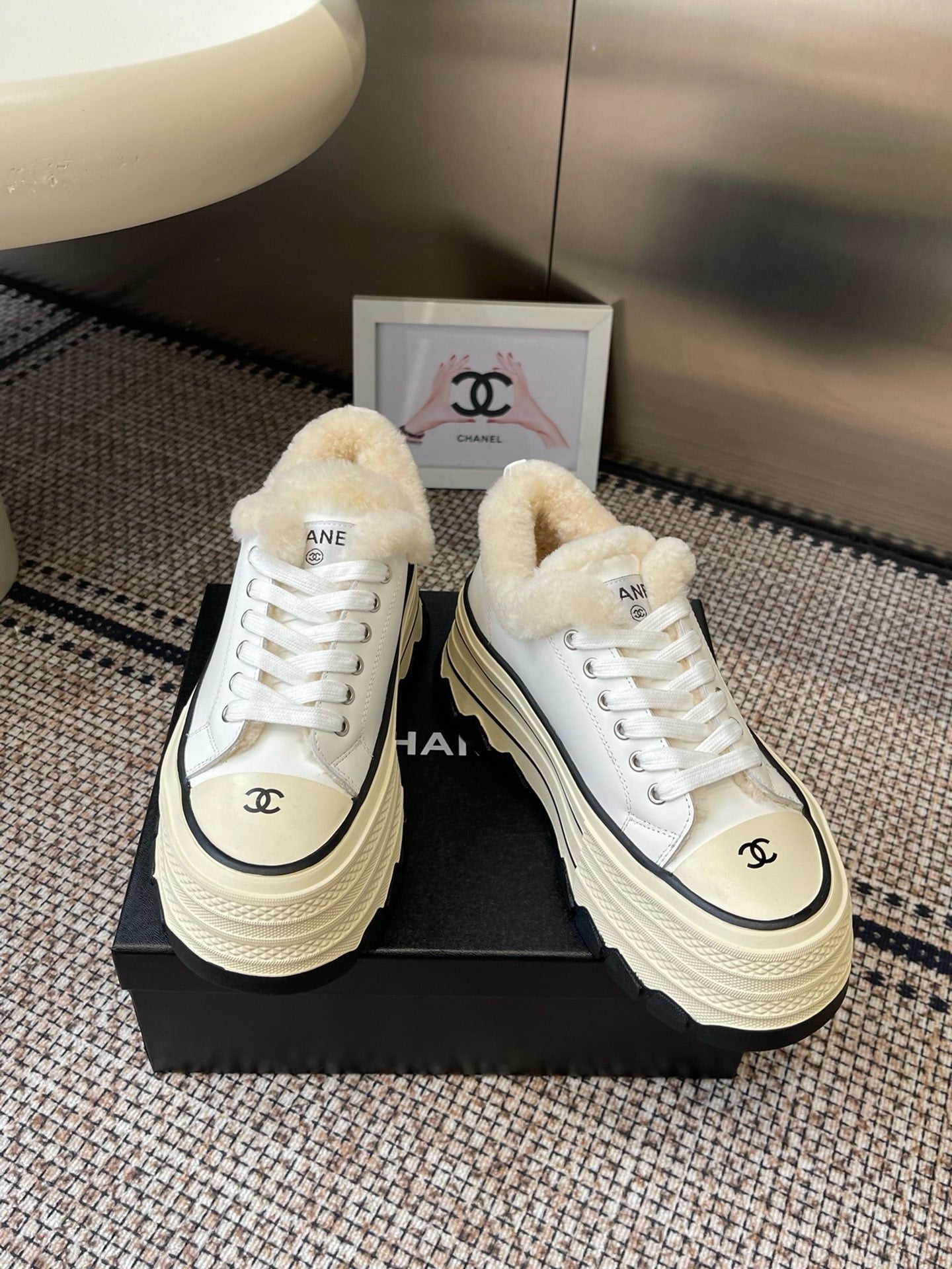 Chanel Teddy Sneakers