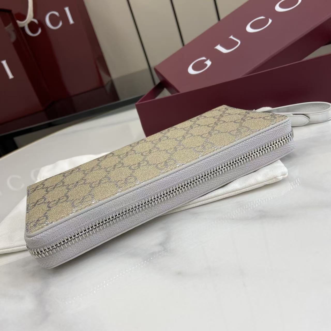 Gucci Zippy wallet Metallic styles