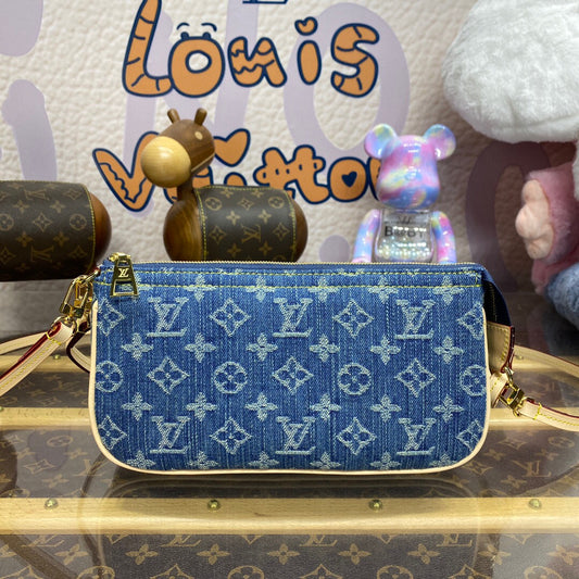 Louis Vuitton Denim Pochette Accessories