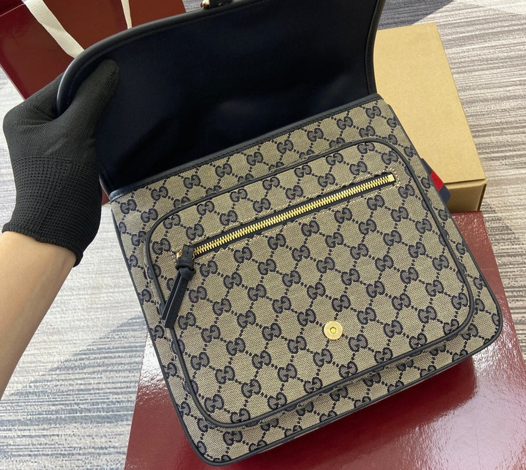 Gucci Children's GG canvas messenger bag
