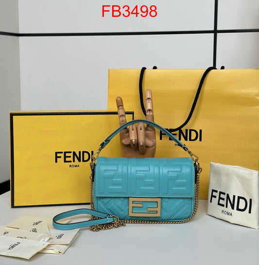 Fendi Tiffany Blue Baguette small bag